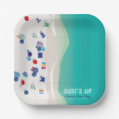 Surfen ist auf pappteller (Vorderseite)