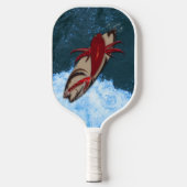 Surfen ist auf pickleball schläger (Vorderseite)