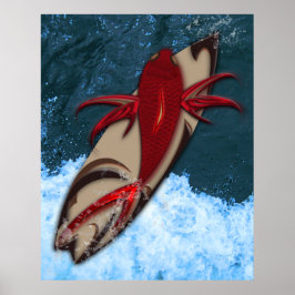 Surfen ist auf poster