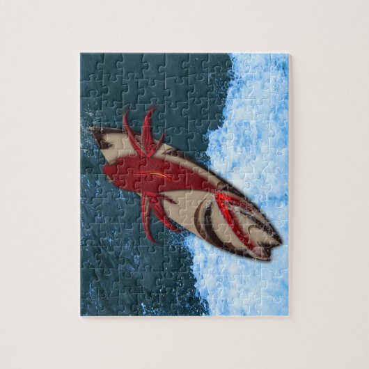 Surfen ist auf puzzle (Vertikal)