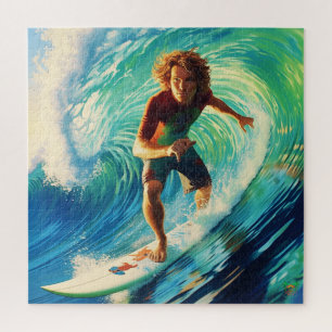 Surfen ist auf: Reiten in der Welle Puzzle