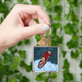 Surfen ist auf schlüsselanhänger (Hand)