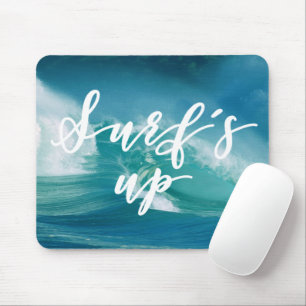 Surfen ist auf   Spaß Typografie & Zitat Mousepad