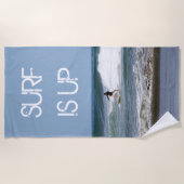 Surfen ist auf strandtuch (Vorderseite)