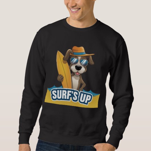 Surfen ist auf sweatshirt (Vorderseite)