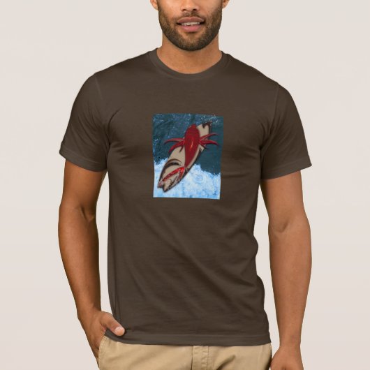 Surfen ist auf T-Shirt (Vorderseite)