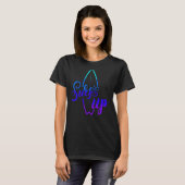 Surfen ist auf T-Shirt (Vorne ganz)