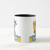 Surfen ist auf tasse (Zentrum)