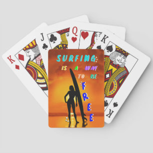 Surfen ist eine Möglichkeit, kostenlos zu sein Spielkarten