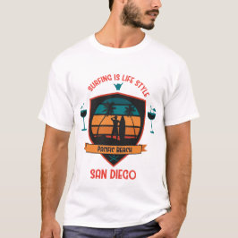 Surfen ist Lebensstil T-Shirt
