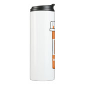 Surfen ist mein Medikament Thermosbecher (Nach links gedreht)