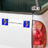 Surfen ist mein religiöser Autoaufkleber (Auf Lkw)