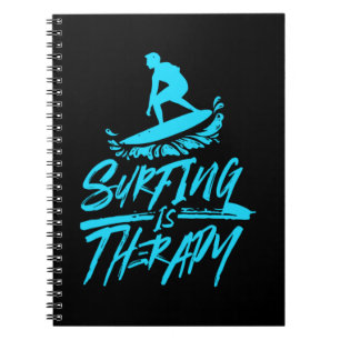 Surfen ist Therapie Notizblock
