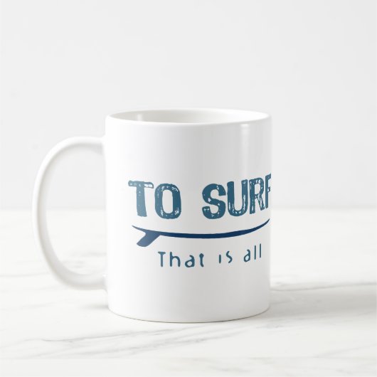 Surfen Kaffeetasse (Links)