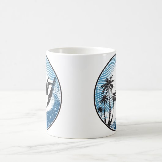 Surfen Kaffeetasse (Mittel)
