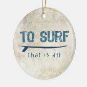Surfen Keramikornament (Links)