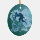 Surfen Keramikornament (Rechts)