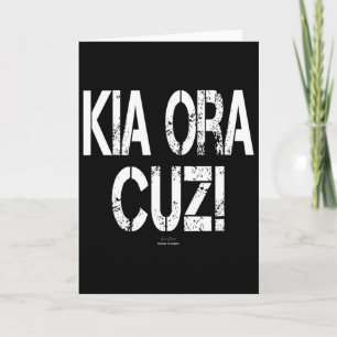 Surfen Kia Ora Cuz! Paddleboarding Sup Lover Neu Karte