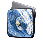 Surfen Laptopschutzhülle (Vorderseite Links)