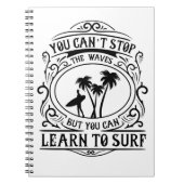 Surfen lernen notizblock (Vorderseite)