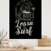 Surfen lernen poster (Küche)