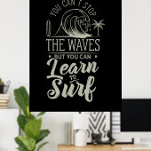 Surfen lernen poster (Heimbüro)
