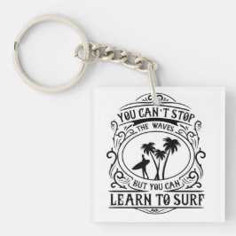 Surfen lernen schlüsselanhänger