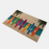 Surfen Lover Begrüßungsmatte, Surfgeschenk Fußmatte (Schrägansicht)