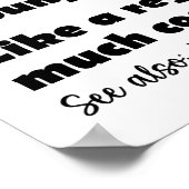 Surfen Mädchen Funny Definition Surfer Frauen Mädc Poster (Ecke)