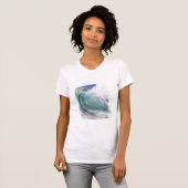 Surfen Meerjungfrau-T - Shirt (Vorne ganz)