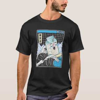 Surfen Milk Carton Kanagawa Wave Anime Kawaii Vap T-Shirt