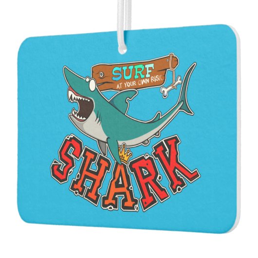 Surfen mit Hai Autolufterfrischer (Links)