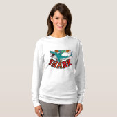 Surfen mit Hai T-Shirt (Vorne ganz)