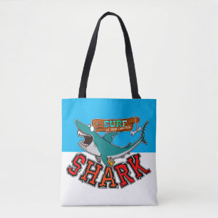 Surfen mit Hai Tasche