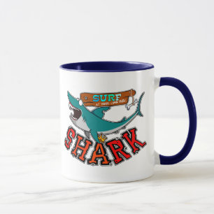 Surfen mit Hai Tasse
