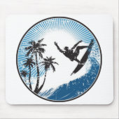 Surfen Mousepad (Vorne)