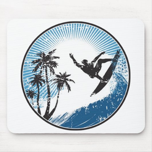 Surfen Mousepad (Vorne)