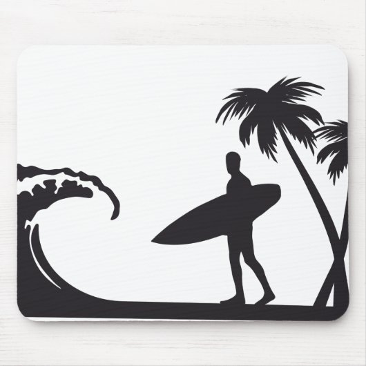 Surfen Mousepad (Vorne)
