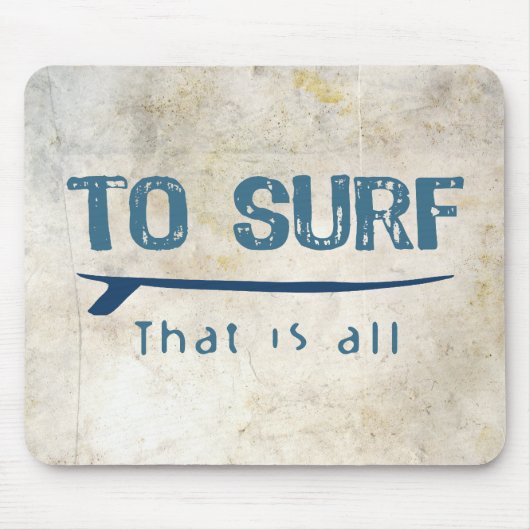 Surfen Mousepad (Vorne)