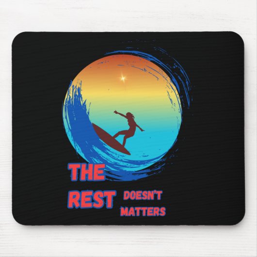 Surfen Mousepad (Vorne)