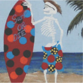 Surfen oder die aufkleber (Vorderseite)