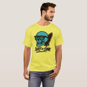 Surfen oder Sink Skull T-Shirt (Vorne ganz)
