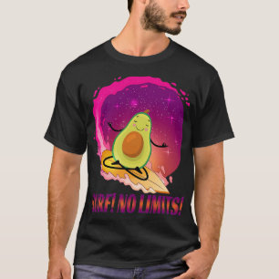 Surfen ohne Grenzen Yoga Avocado Surfen im Weltrau T-Shirt