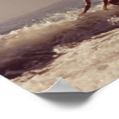 Surfen ohne Wellen ohne Ruhm Motivierend Design Poster (Ecke)