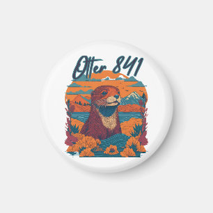 Surfen Otter 841 Otter My Way California Sea Otte Magnet