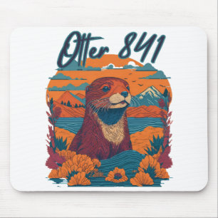 Surfen Otter 841 Otter My Way California Sea Otte Mousepad