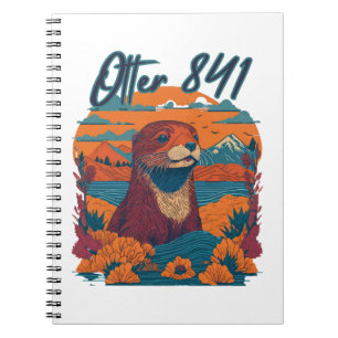 Surfen Otter 841 Otter My Way California Sea Otte Notizblock