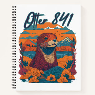 Surfen Otter 841 Otter My Way California Sea Otte Notizblock