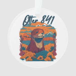 Surfen Otter 841 Otter My Way California Sea Otte Ornament