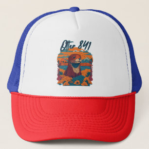 Surfen Otter 841 Otter My Way California Sea Otte Truckerkappe